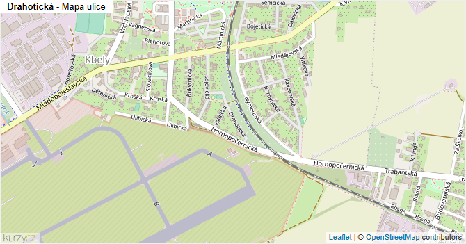 Drahotická - mapa ulice