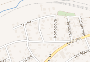 Draženovská v obci Praha - mapa ulice