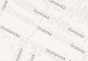 Dražická v obci Praha 6 - mapa ulice