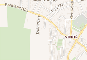Dražkovská v obci Praha - mapa ulice