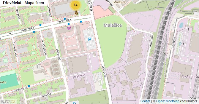 Dřevčická - mapa firem