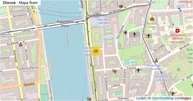 Dřevná - mapa firem