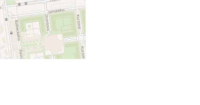 Drimlova v obci Praha - mapa ulice