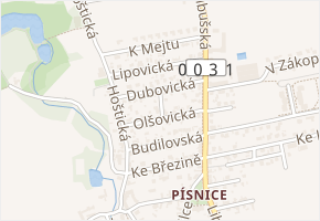 Dubovická v obci Praha 1 - mapa ulice