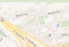 Duhová v obci Praha - mapa ulice