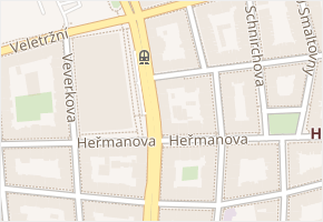 Dukelských hrdinů v obci Praha 4 - mapa ulice