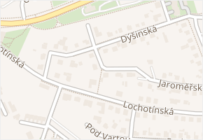 Dýšinská v obci Praha 2 - mapa ulice