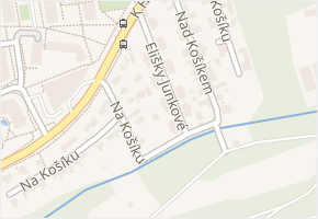 Elišky Junkové v obci Praha - mapa ulice