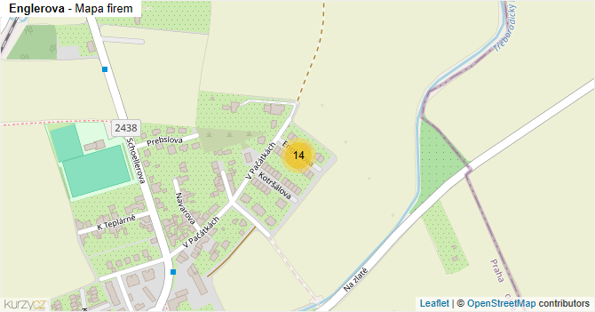Englerova - mapa firem