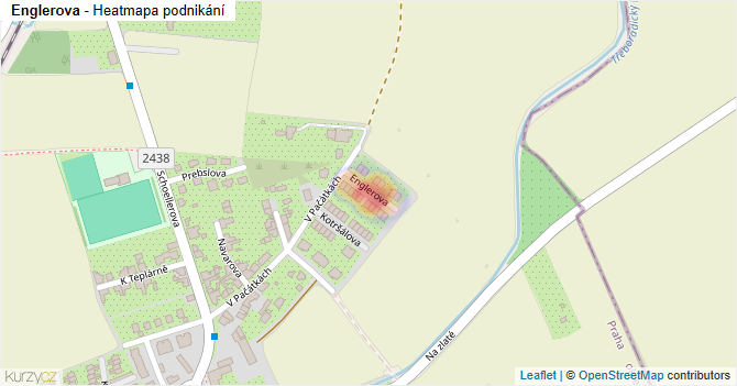 Englerova - mapa podnikání