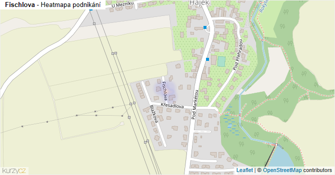 Fischlova - mapa podnikání