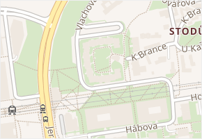 Flöglova v obci Praha - mapa ulice