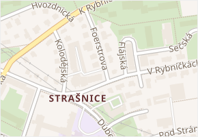 Foerstrova v obci Praha 3 - mapa ulice