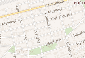 Františka Černého v obci Praha 3 - mapa ulice