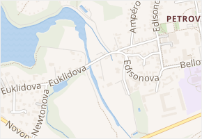 Gaussova v obci Praha - mapa ulice