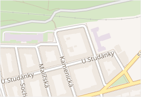 Gerstnerova v obci Praha - mapa ulice