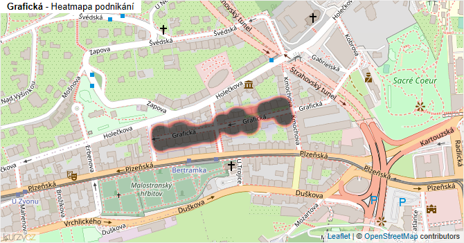 Grafická - mapa podnikání