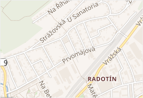 Grafitová v obci Praha 1 - mapa ulice