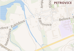 Grammova v obci Praha - mapa ulice