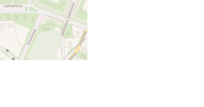 Grussova v obci Praha - mapa ulice