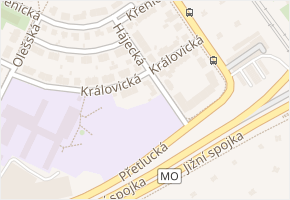 Hájecká v obci Praha - mapa ulice