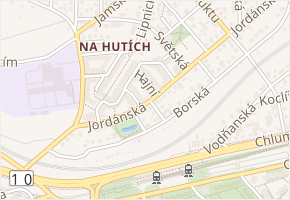 Hajní v obci Praha - mapa ulice