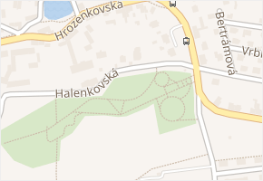 Halenkovská v obci Praha - mapa ulice