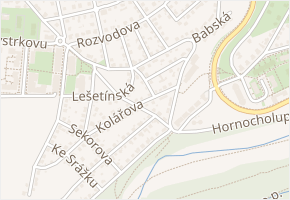 Hamrová v obci Praha 4 - mapa ulice