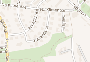 Hanzelkova v obci Praha 2 - mapa ulice