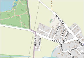 Havranická v obci Praha 11 - mapa ulice