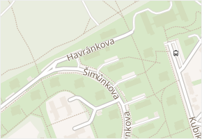 Havránkova v obci Praha 6 - mapa ulice