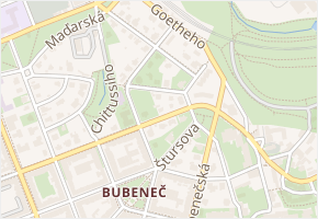 Heineho v obci Praha 8 - mapa ulice