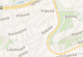 Hoblířská v obci Praha 3 - mapa ulice