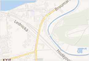 Hodějovská v obci Praha - mapa ulice