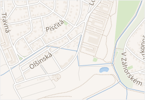 Holenská v obci Praha - mapa ulice
