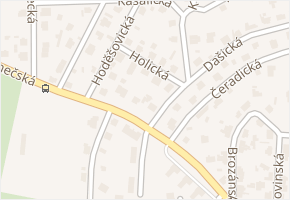 Holická v obci Praha - mapa ulice