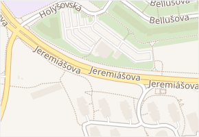 Holýšovská v obci Praha - mapa ulice