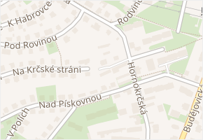 Hornokrčská v obci Praha 4 - mapa ulice