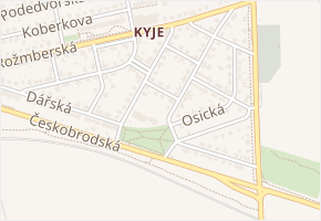 Hradečkova v obci Praha 8 - mapa ulice