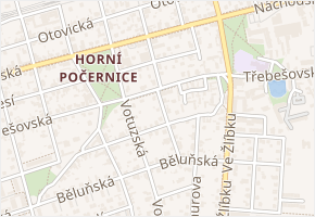 Hrdoňovická v obci Praha 3 - mapa ulice