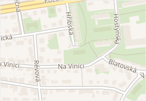 Hřibská v obci Praha 2 - mapa ulice