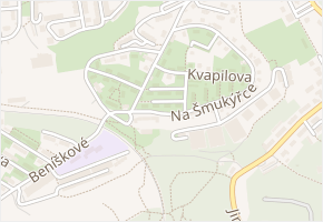 Hübnerové v obci Praha - mapa ulice