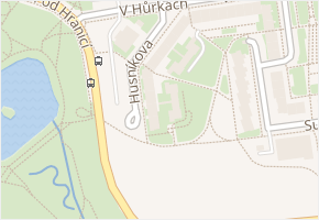 Husníkova v obci Praha - mapa ulice
