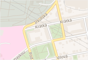 Irkutská v obci Praha 4 - mapa ulice