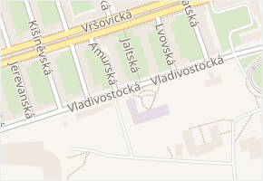 Jaltská v obci Praha 4 - mapa ulice