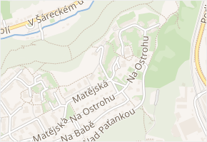 Janákova v obci Praha - mapa ulice