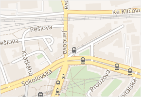 Jandova v obci Praha 6 - mapa ulice