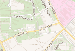 Jánošíkova v obci Praha 1 - mapa ulice