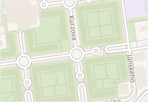 Janského v obci Praha - mapa ulice