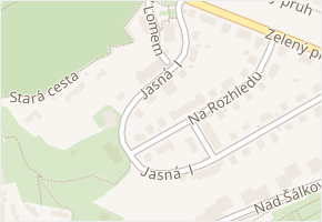 Jasná I v obci Praha 12 - mapa ulice